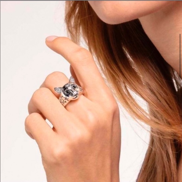 🆕 Sterling Silver Handmade Zirconia Cat Ring - Picture 4 of 12